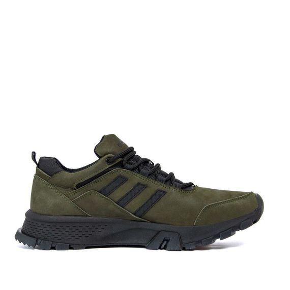 Шкіряні кросівки Adidas Terrex олива | Зображення 2