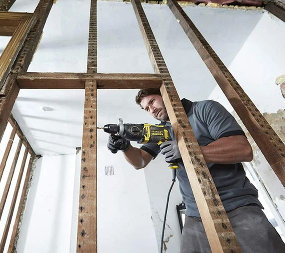 Дриль мережевий ударний Stanley Fatmax FMEH1100K | Зображення 2