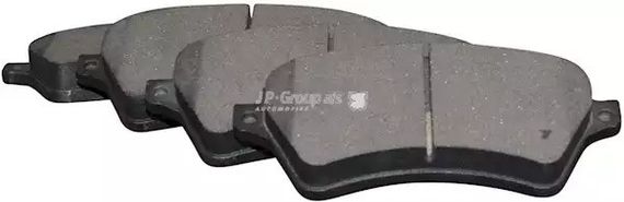 Колодки передні гальмівні Freelander 1.8-3.0 98-12, JP Group (3763600610) | Зображення 2