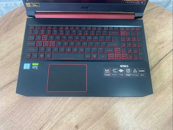Ноутбук Acer Nitro 5 AN515-54 15.6 FHD/IPS/144Hz/i7 9750H/16/SSD256/RTX2060-6G | Зображення 4