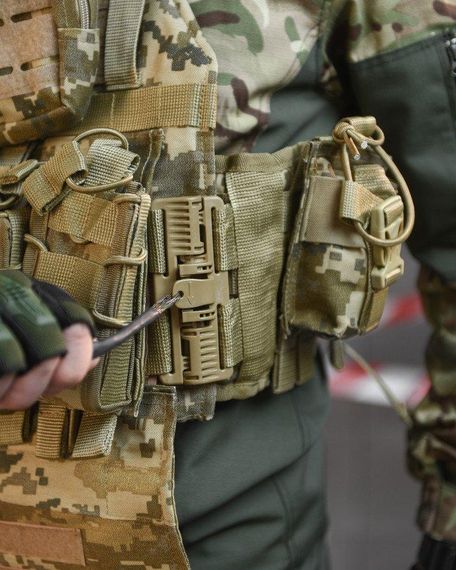 Плитоноска 4 швидких скидання Cordura піксель НП5128 | Зображення 6