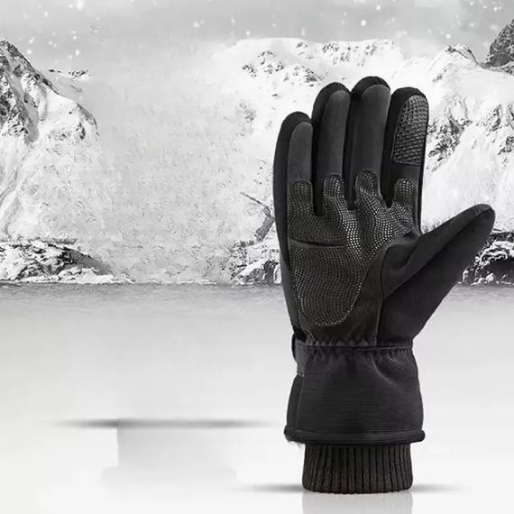 Зимові тактичні рукавички сенсорні чорні +5°C до -20°C ХXL XPRO (23457573001_340) | Зображення 5