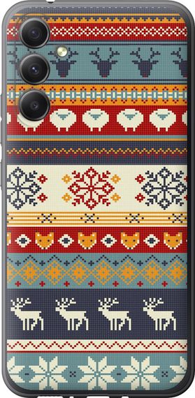 Чехол на Samsung Galaxy A34 A346E Рождественский орнамент "3303u-2936-17620"