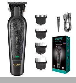 Тример VGR V-998 Blue, 4 насадки, LED дисплей (46245-V-998 BLUE_369)