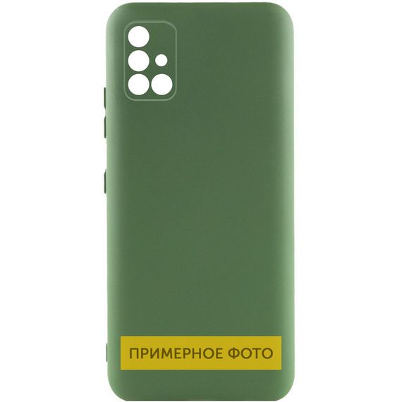 Чехол Silicone Cover Lakshmi Full Camera (A) для Samsung Galaxy M33 5G Full camera, Зелений/Dark Green