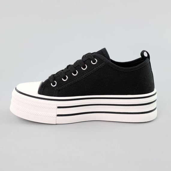 Кеди жіночі 591717 Чорні 36 37 38 39 40 | Зображення 2