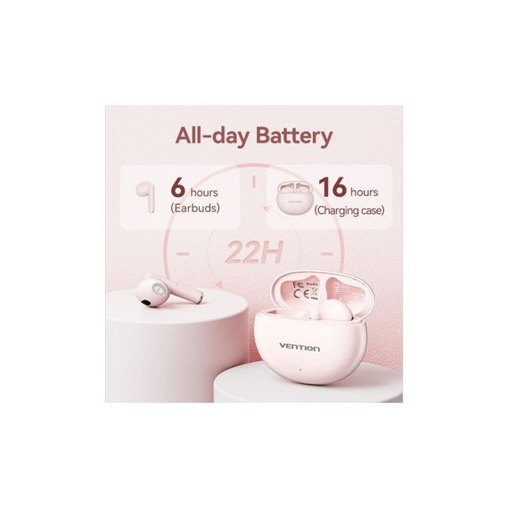 Навушники Vention Elf Earbuds E06 Pink (NBKP0) | Зображення 7