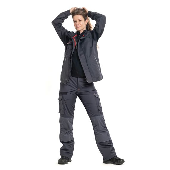 Штани жіночі STRETCH X, антрацит, розмір 42 | Зображення 2