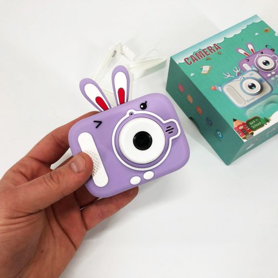 Дитячий цифровий фотоапарат X900 Rabbit Колір: фіолетовий | Зображення 1