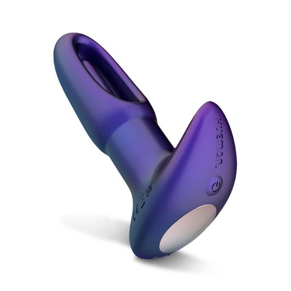 Анальна пробка з віброязичком Hueman - Voyager Butt Plug With Tapping Sex Aura | Зображення 3
