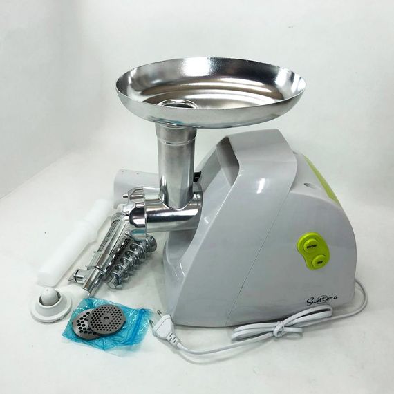 Мясорубка Suntera SMG-5425W, мясорубка-соковыжималка, электрическая мясорубка с насадками для дома | Зображення 9