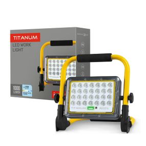Світлодіодний прожектор акумуляторний IP65 TITANUM 1000Lm 5000K
