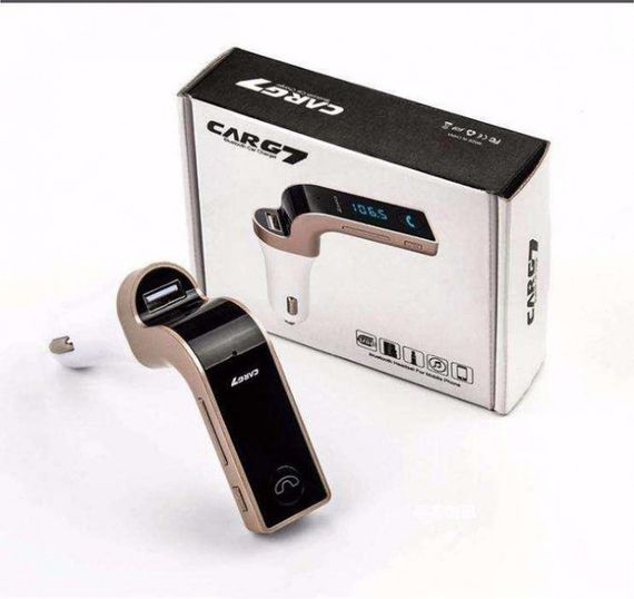 Модулятор FM MOD G7 Bluetooth. Цвет: серый | Зображення 1