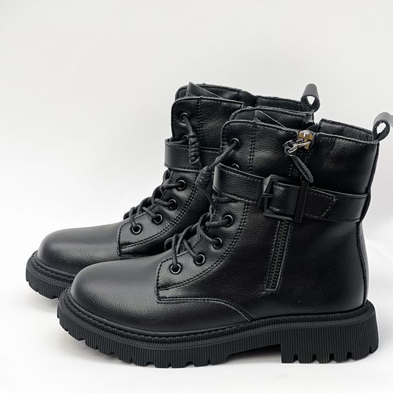 Черевики дитячі байка 586912 Чорні 32 33 34 35 36 37