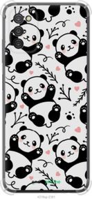 Чохол на Samsung Galaxy A03s A037F Панди "4318sp-2381-2448"