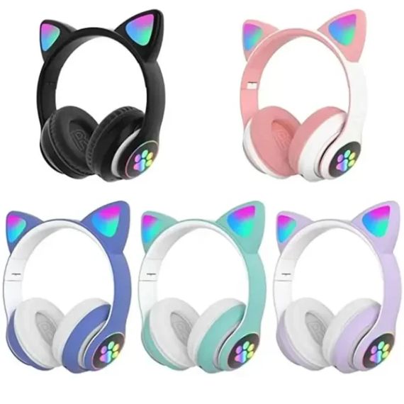 Беспроводные наушники Cat STN-28 / Гарнитура с микрофоном FM радио Bluetooth красный | Зображення 3