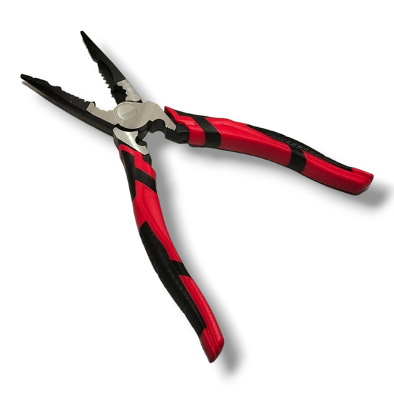 Довгогубці 220мм універсальні зі знімачами ізоляції HAISSER (арт.41179) знімач ізоляції | Зображення 1