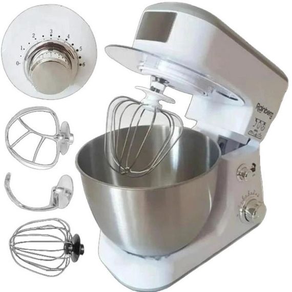 Миксер для производства теста для блинчиков Rainberg RB-8082 3200 Вт, Прочный миксер RU-88 | Зображення 4
