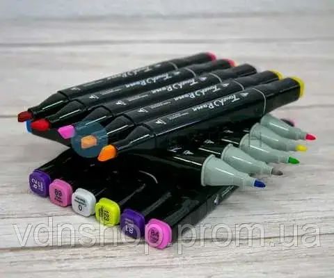 262 шт Набір двосторонніх скетч-маркерів для малюванняTouch на спиртовій основі | Зображення 4