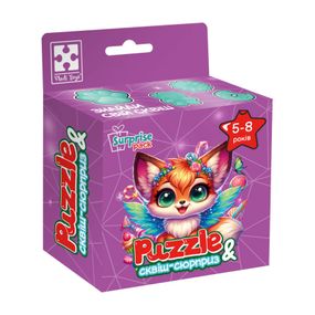 Детские пазлы с сюрпризом "Лисенок" VT8030-10, 180 деталей