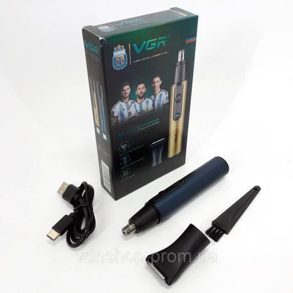 Тример для вух і носа в комплекті VGR 2 в 1 V-626, Тример для бороди і вух носа OV-45 | Зображення 4