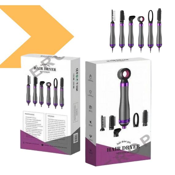 Фен гребінець універсальний стайлер XPRO HA61 6в1 (46018-_438) | Зображення 5