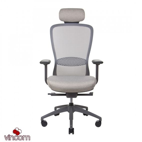 КРЕСЛО KRESLALUX IN-POINT (Gray  M61002) ЭРГОНОМИЧНОЕ | Зображення 4