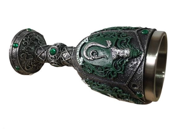 Бокал Кубок Гарри Поттер Harry Potter Slytherin Слизерин Факультет Школы Чародейства и Волшебства Хогвартс | Зображення 6