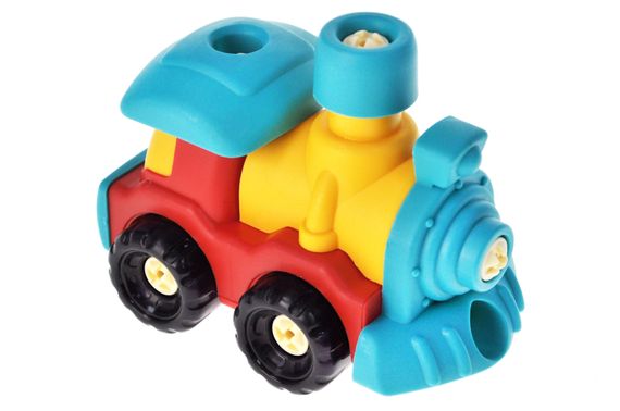 Потяг конструктор 2026-C в сітці р.16x10x12 см YG Toys | Зображення 2