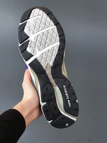 Кросівки весна літо New Balance 990 шкіра, текстиль сірі | Зображення 6