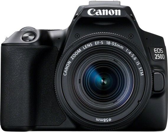 Цифровая фотокамера зеркальная Canon EOS 250D kit 18-55 IS STM Black (3454C007) | Зображення 1