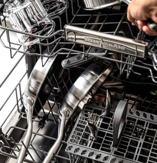 Сотейник со стеклянной крышкой KitchenAid MSS СС003251-001 24 см 3.1 л серебристый | Зображення 4