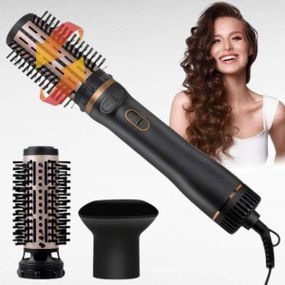 Фен стайлер для укладки и завивки волос 1000Вт VGR V-496 Черный