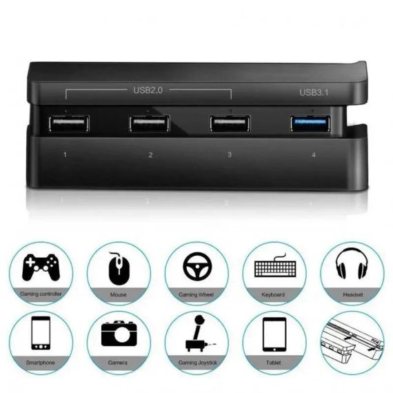 Хаб 4USB для PS4 SLIM | Зображення 7