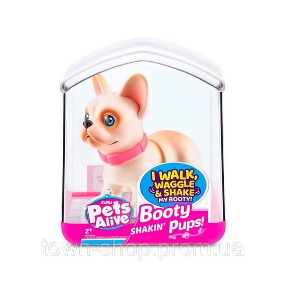 Интерактивный щенок Игривый Бульдог PETS ALIVE 9530SQ1-1 ходит виляет хвостиком | Зображення 1