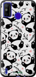 Чохол на Tecno Spark 6 Go KE5 Панди "4318b-2452-2448"