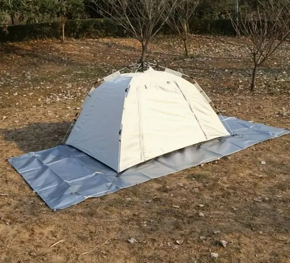 Тент тарпауліновий Shadow з металевими люверсами 150 г/м² 12 х 18 м сірий (TESH00019) | Зображення 6