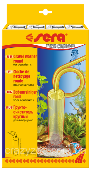 Грунтоочиститель для аквариума Sera gravel washer круглый ручной 08560