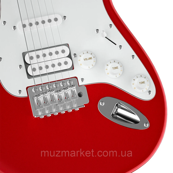 Електрогітара DONNER DST-100 Red - (Комплект) | Зображення 6