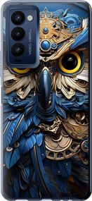 Чехол на Tecno Camon 18 CH6n Сова v2 "5649u-2524-17620"