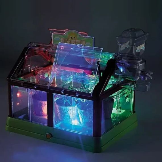 Ігровий набір теплиця для вирощування рослин з насінням та крапельним поливом Рожевий | Зображення 1