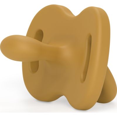 Пустышка Suavinex Colour Essence силиконовая физиологическая, 6-18 мес. желтая (308089) | Зображення 1