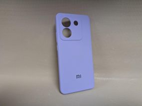 Чохол для Poco M7 Pro / Поко М7 Про, Lakshmi, з логотипом, м'який, протиударний, софт тач, бузковий