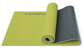 Килимок спортивний Toorx Yoga PVC 173 х 60 х 0,6 см для йоги та фітнесу Verde/Antracite (MAT-176)