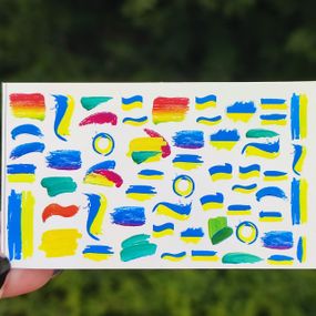 Патріотичний слайдер UA05 на водяній основі (5x8см)