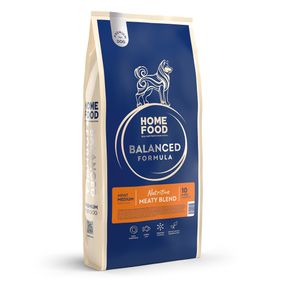 Сухий корм для дорослих собак середніх порід "М’ясне асорті" Nutritive Balanced Formula, 10 кг