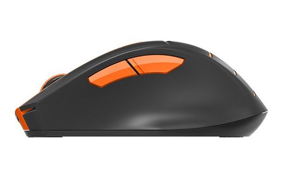 Миша бездротова A4Tech Fstyler FG30 (Orange),  USB, колір чорний+помаранчевий | Зображення 4