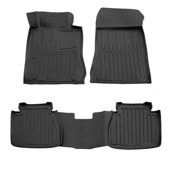 Резиновые Коврики Stingray 3D (2WD, 4 шт) для Mercedes E-сlass W210 1995-2002 гг