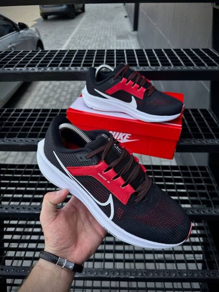Кросівки Nike Zoom Pegasus 40 (чорно-білі) | Зображення 6