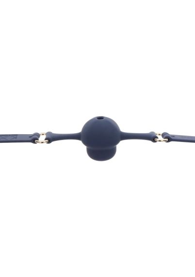 Силіконовий кляп-кулька Taboom Silicone Supreme, синій Sex Aura | Зображення 4